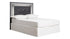 Lodanna Queen/Full Upholstered Panel Headboard Bed with Mirrored Dresser and Chest