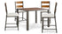 Stellany Counter Height Dining Table and 4 Barstools
