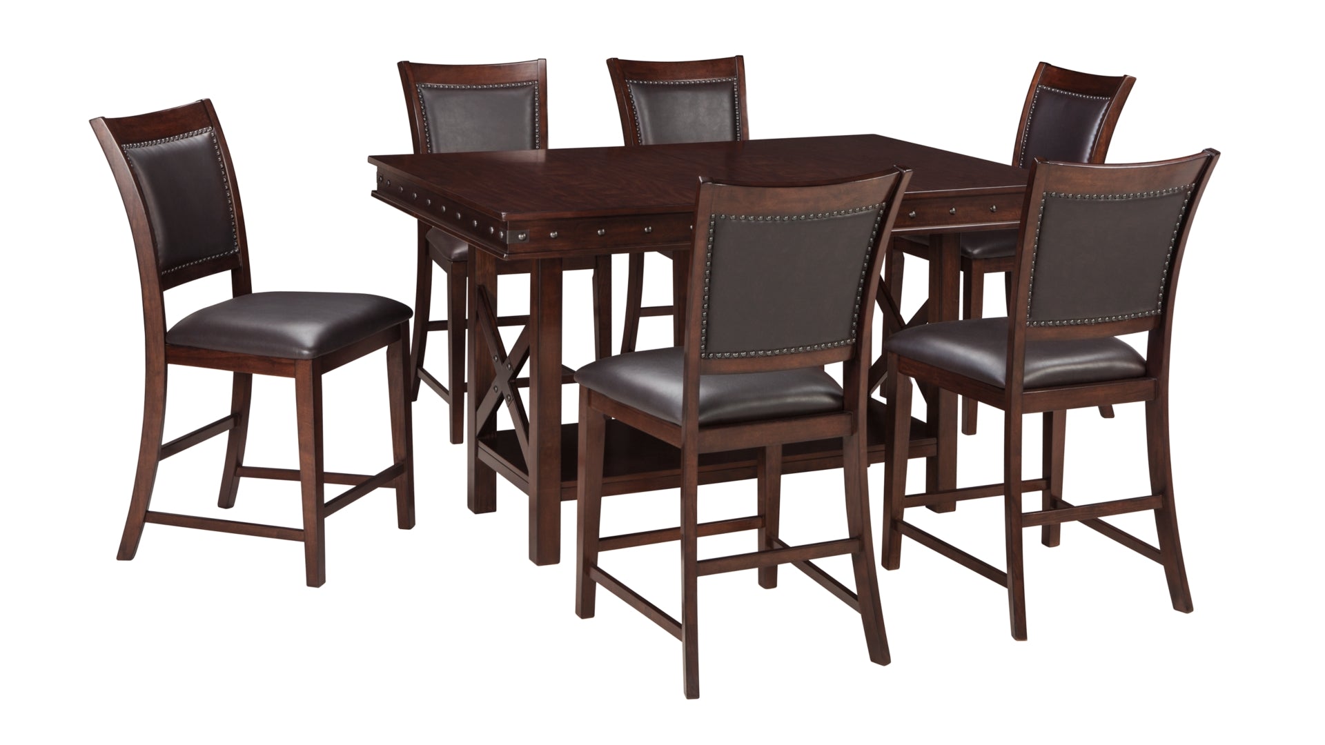 Collenburg Counter Height Dining Table and 6 Barstools