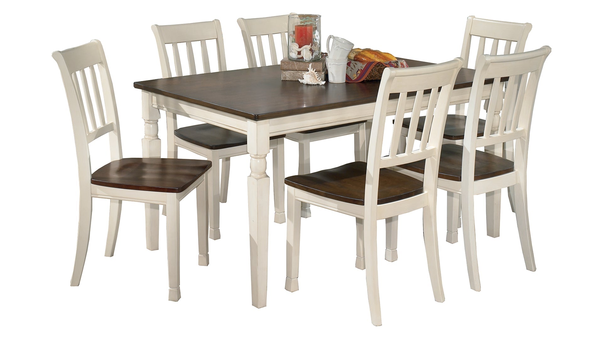 Whitesburg Dining Table and 6 Chairs