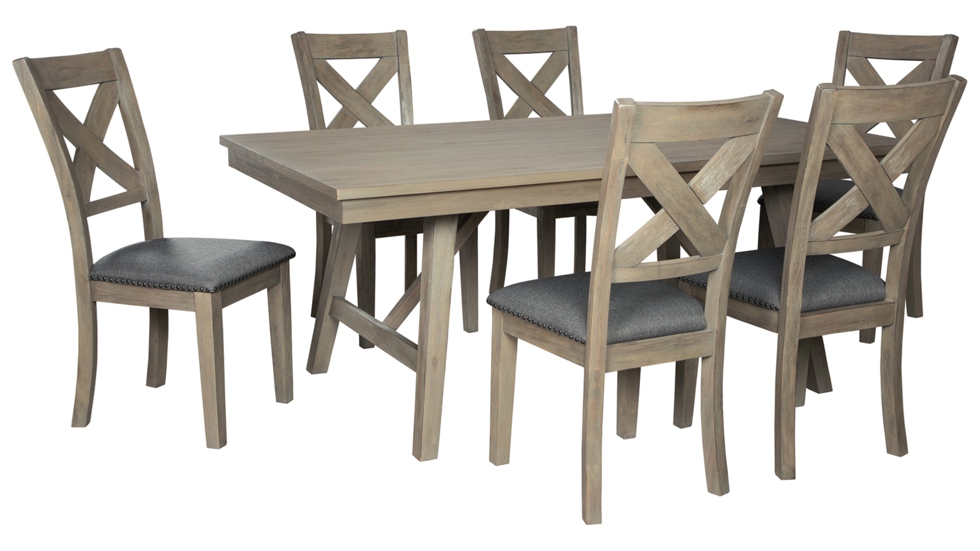 Aldwin Dining Table and 6 Chairs