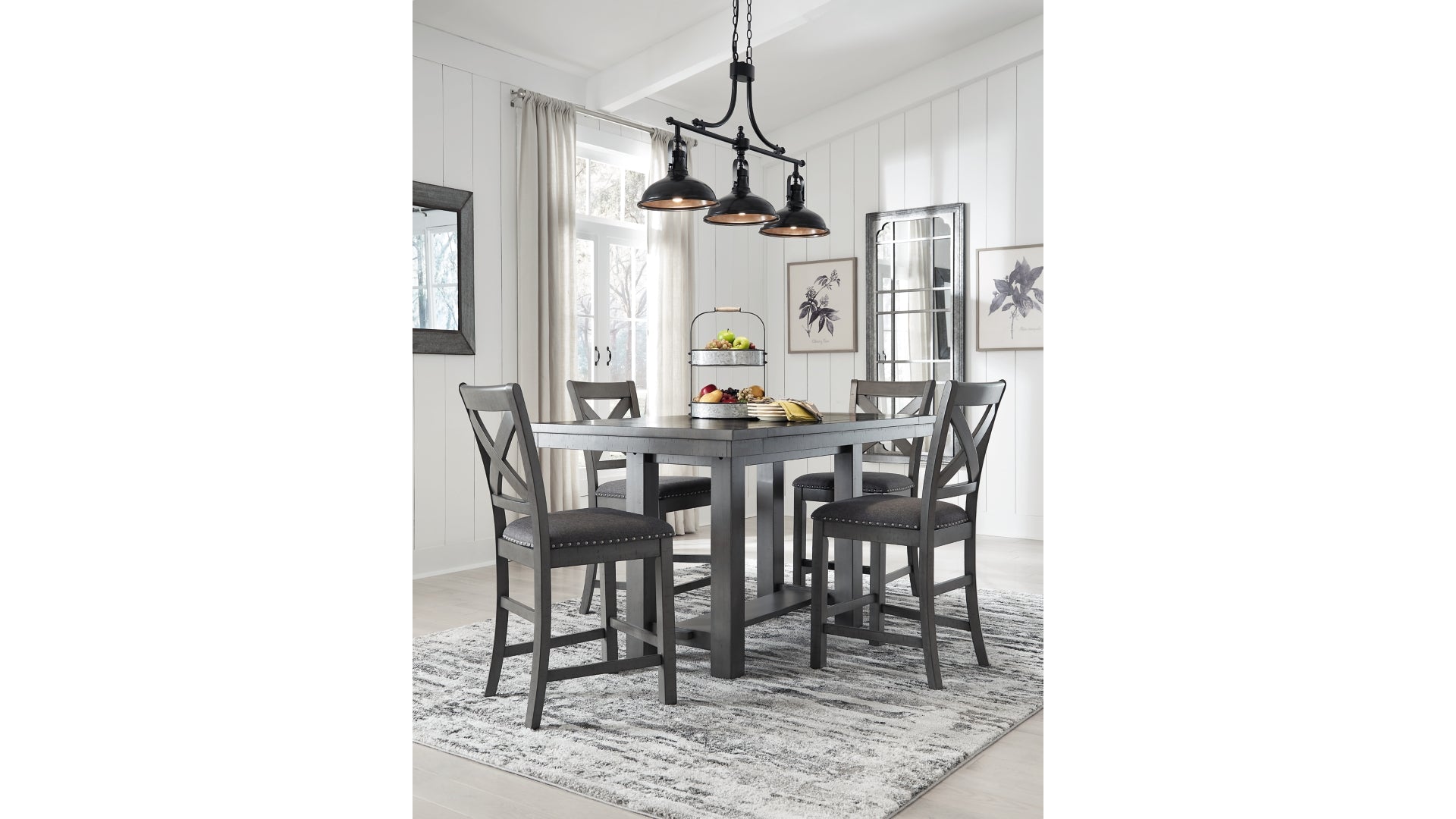 Myshanna Dining Table and 4 Chairs